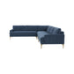 Serena - Velvet Large L-Sectional