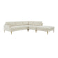 Serena - Velvet Large Chaise Sectional