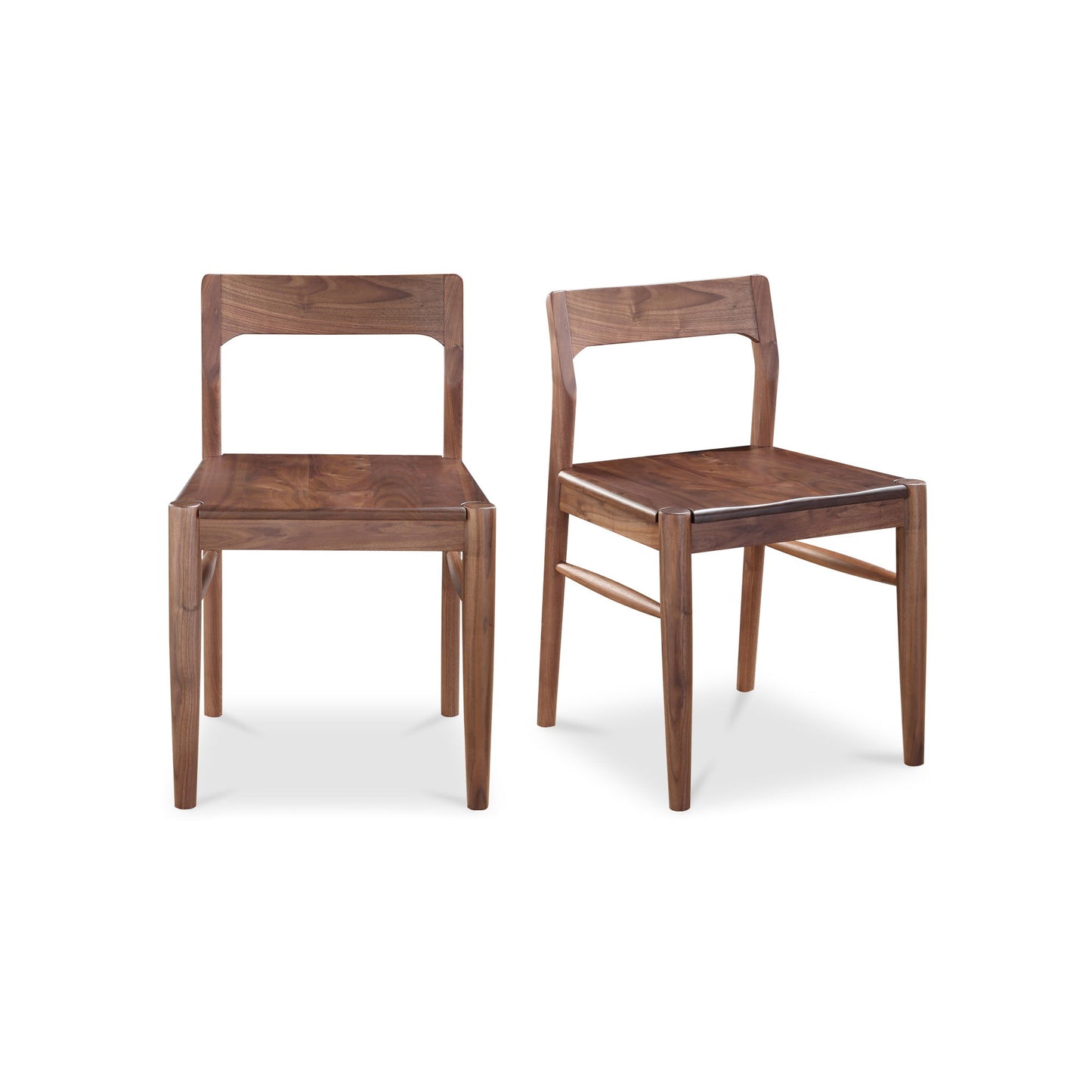 Owing - Dining Chair Chair (Set of 2) - Walnut Brown