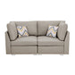 Amira - Fabric Sofa And Loveseat Living Room With Pillows (Set of 2)