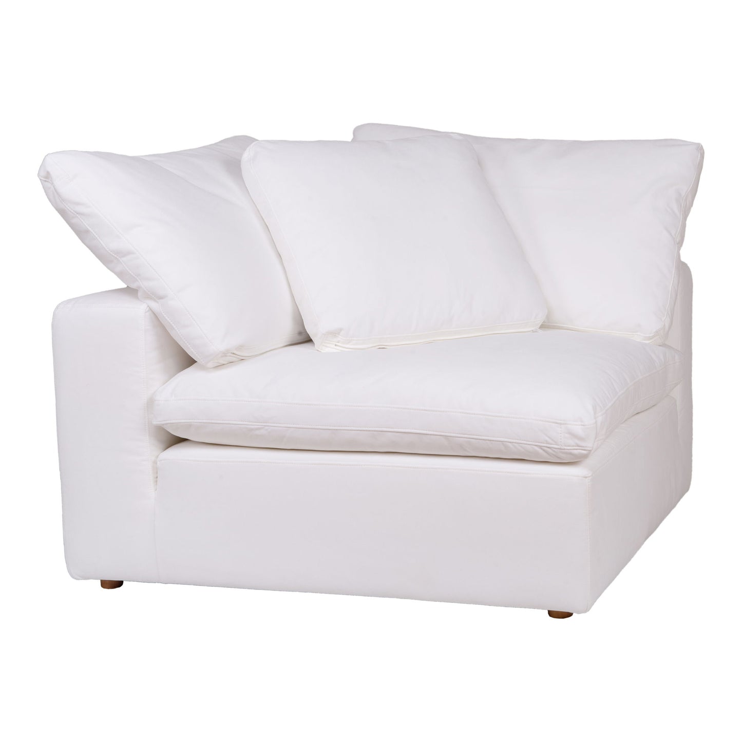 Clay - Corner Chair Livesmart Fabric - Cream