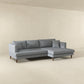 Blake - L Shaped Velvet Sectional Sofa