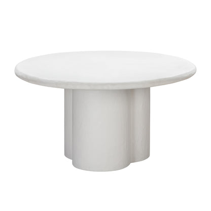 Elika - Faux Plaster Round Dining Table