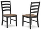 Wildenauer - Brown / Black - Dining Room Side Chair (Set of 2)