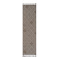 Guros - 2' x 8' Trellis Indoor / Outdoor Area Rug - Cream