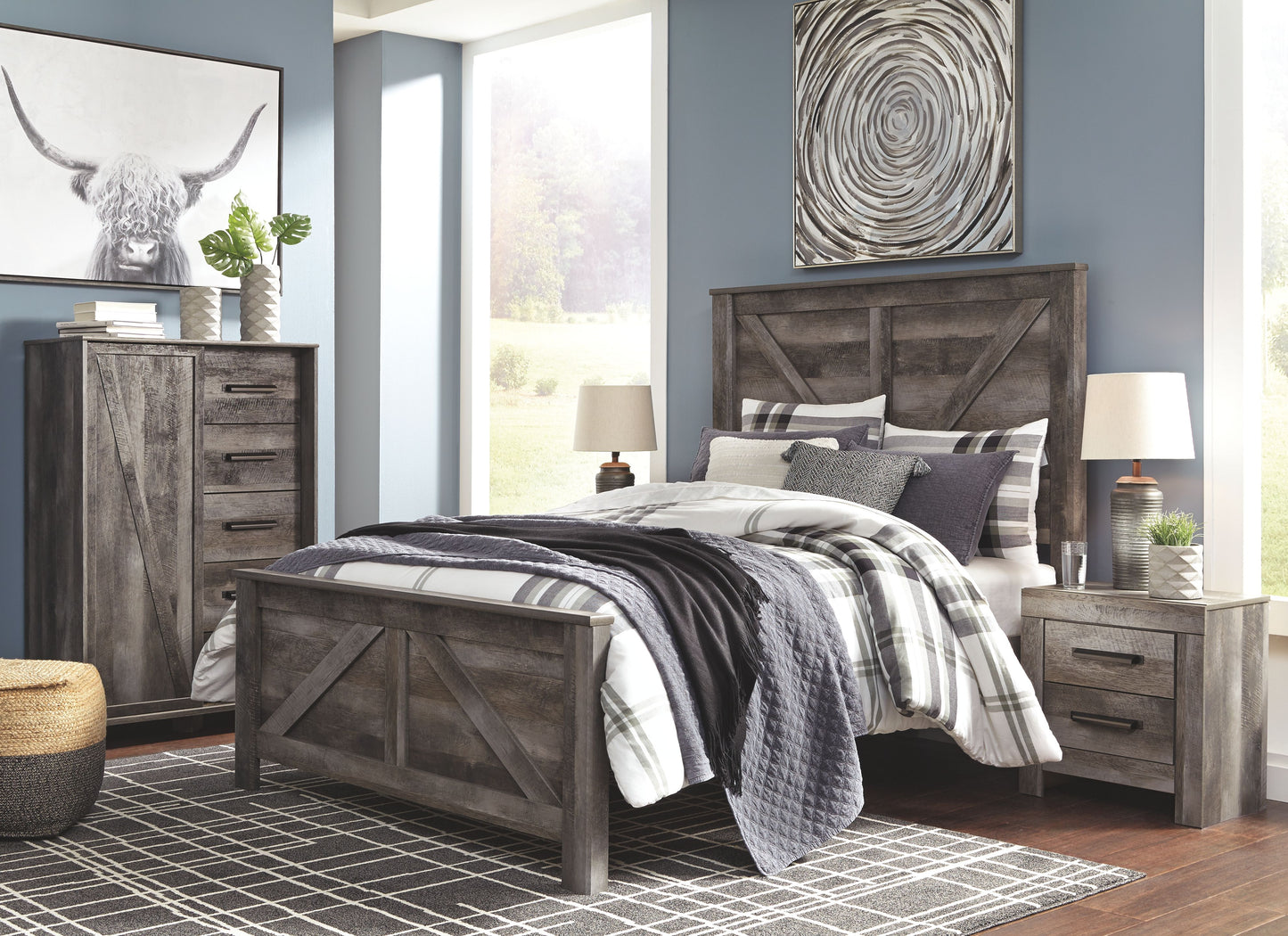 Wynnlow - Crossbuck Panel Bedroom Set