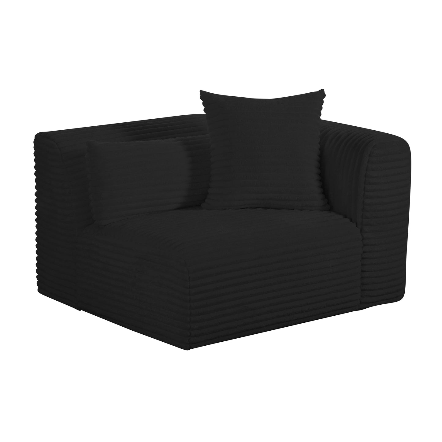 Tarra - Fluffy Oversized Corduroy Modular Corner Chair