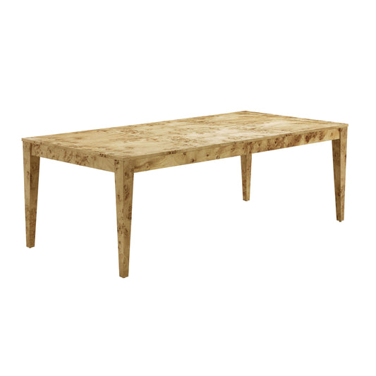 Brandyss - Burl Rectangular Dining Table - Natural