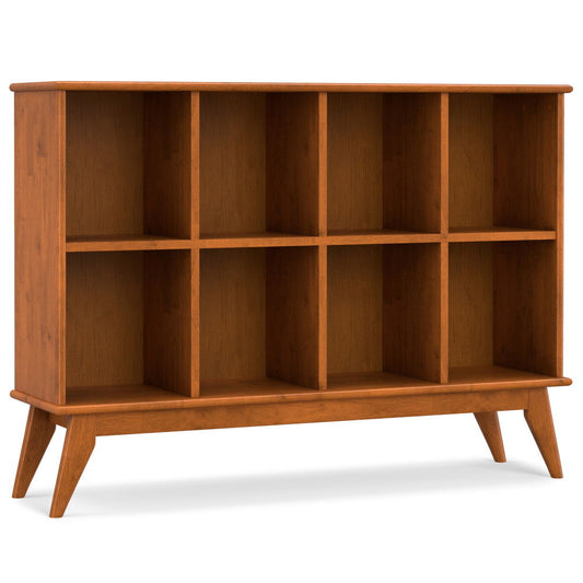 Draper - Mid Century 8 Cube Storage Sofa Table - Teak