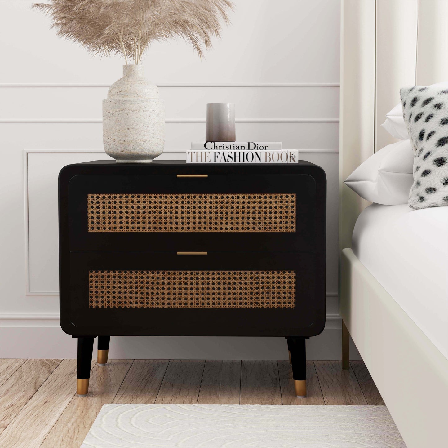 Christine - Nightstand - Black