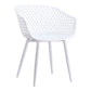 Piazza - Outdoor Chair Chair (Set of 2) - White