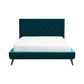 Dillon - Velvet Platform Bed