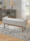 Briarson - Beige / Brown - Storage Bench