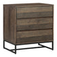 Elena - 3 Drawer Chest - Brown