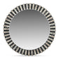 Isolde - Mirror - Black And Beige Marble