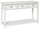 Kanwyn - Whitewash - Sofa Table