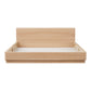 Round Off - King Bed - Natural Oak