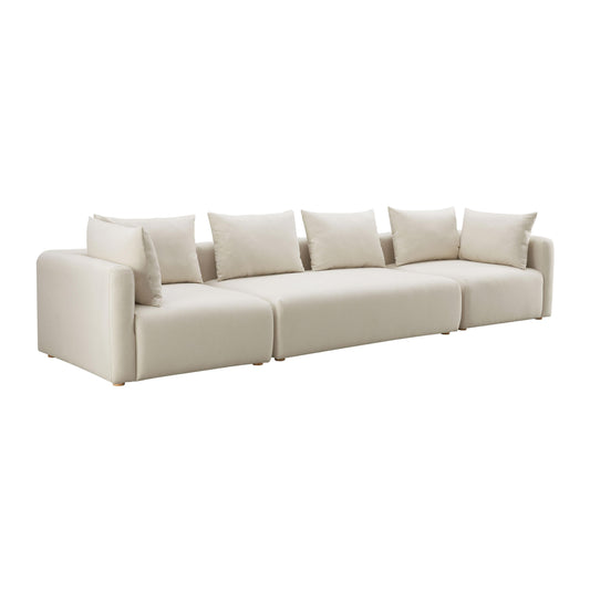 Hangover - Linen 145" Long Sofa - Cream