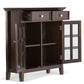 Acadian - Entryway Storage Cabinet - Brunette Brown