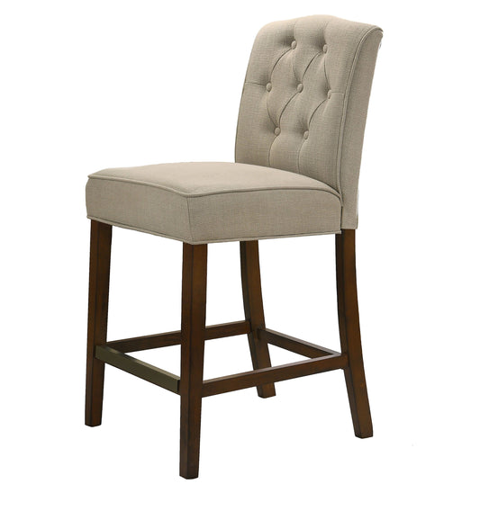 Darby - Fabric Counter Height Chair - Tan