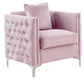 Bayberry - Velvet Chair With 1 Pillow