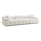 Calliope - Vegan Shearling Modular Sofa - Cream