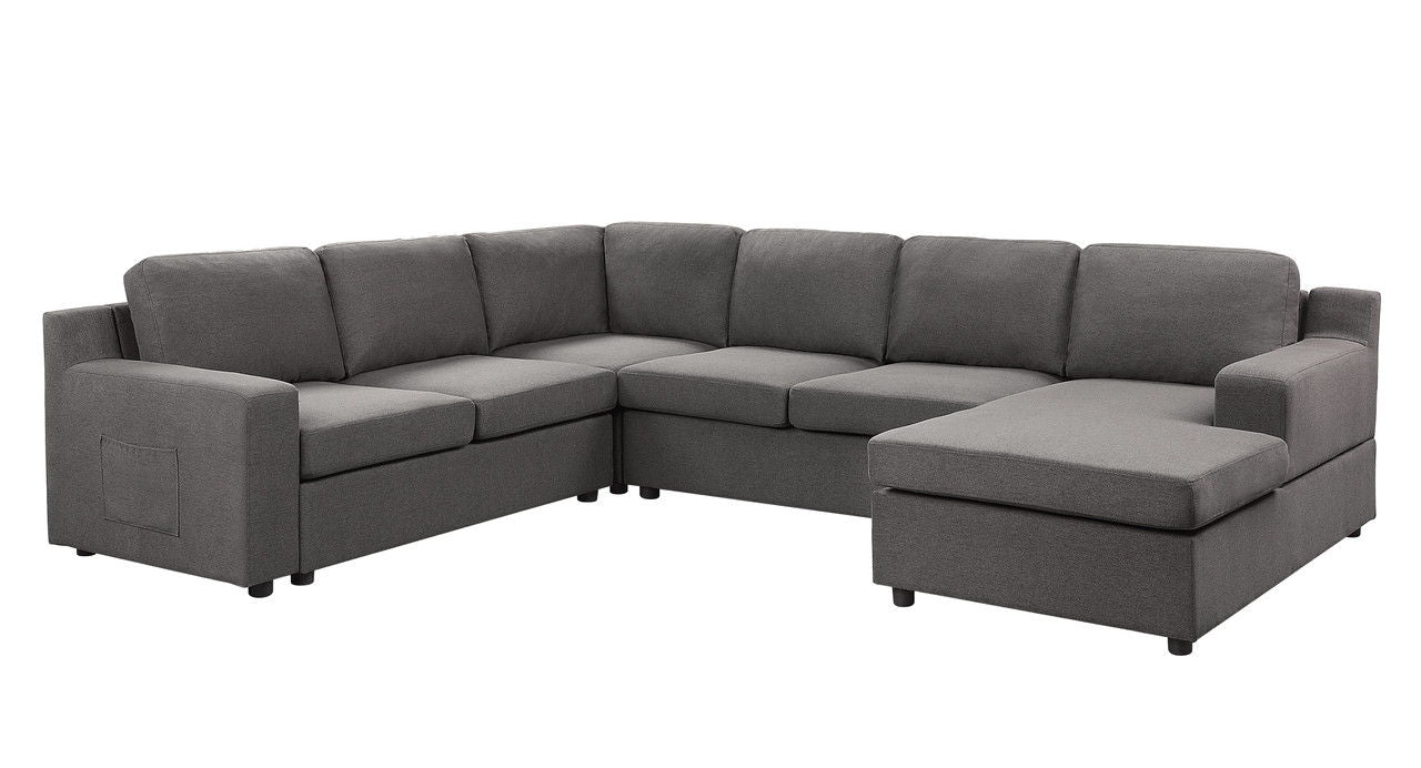 Waylon - Linen Sectional Sofa