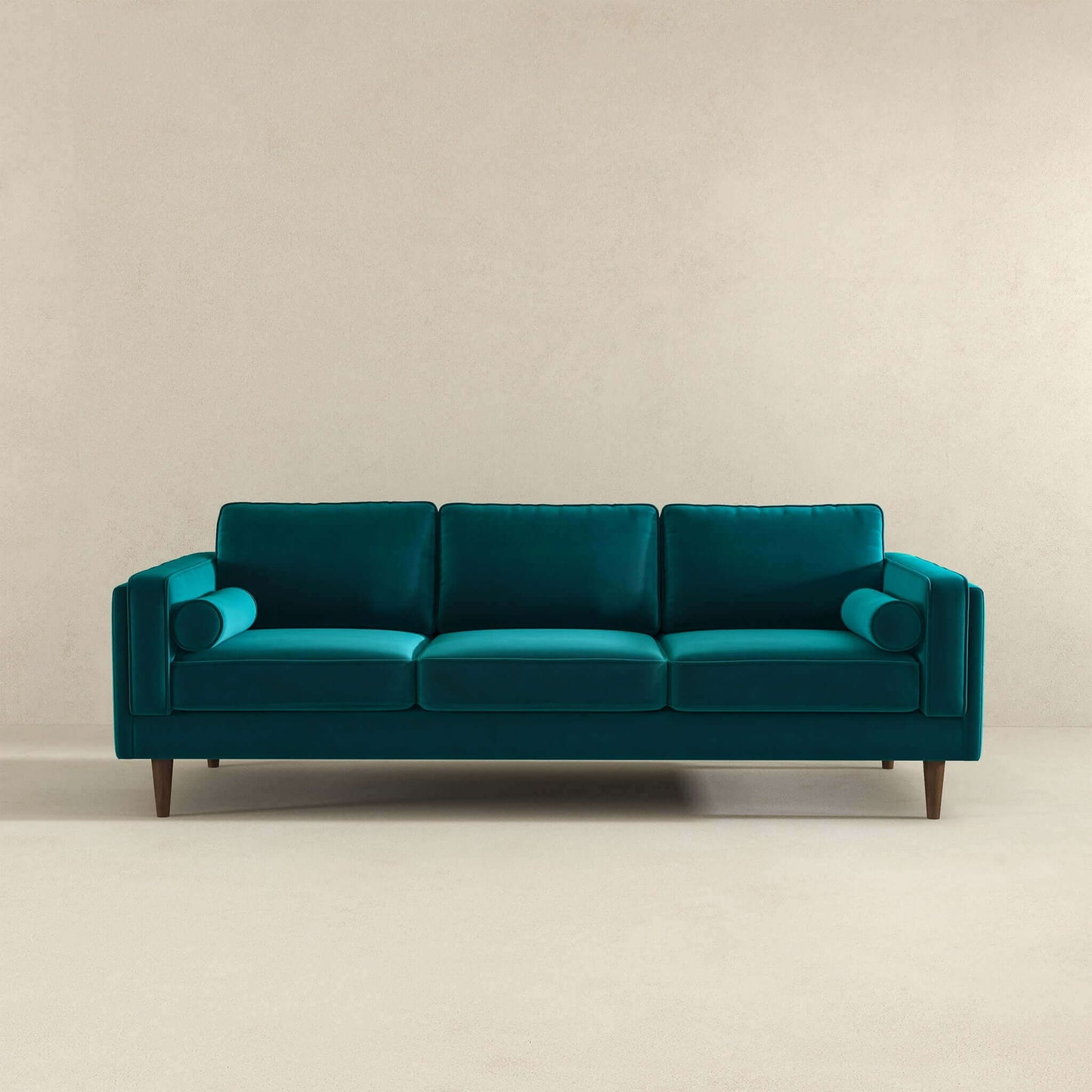 Amber - Mid-Century Modern Luxury Modern Velvet Sofa