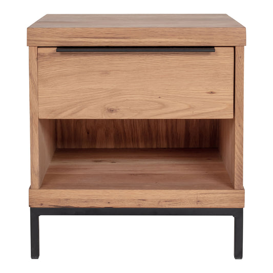 Montego - One Drawer Nightstand - Natural