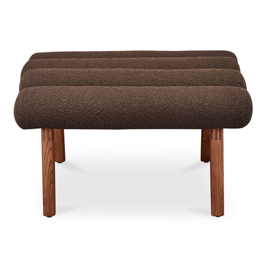 Arlo - Stool Performance Fabric - Dark Brown