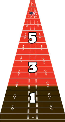 Football: Woodgrain Frame Game