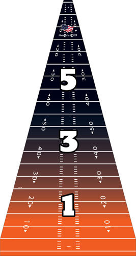 Football: Woodgrain Frame Game