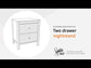 Bermacy - Light Brown - Two Drawer Night Stand